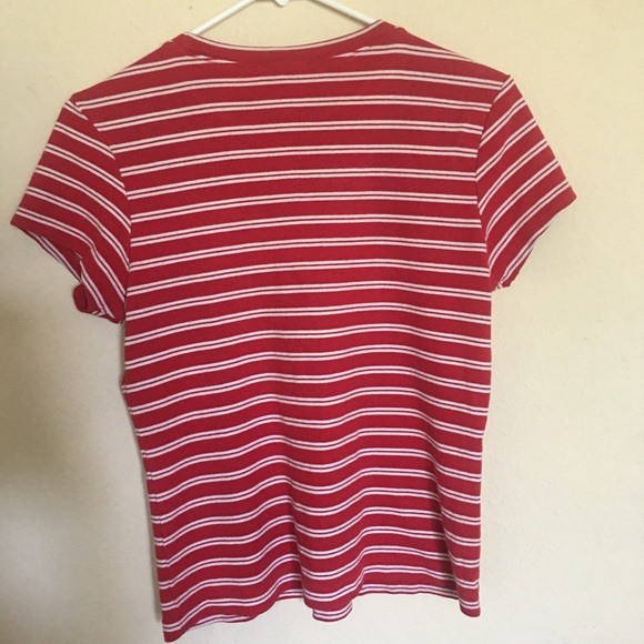Old Navy Red with white stripes Women’s Top - Picture 3 of 3
